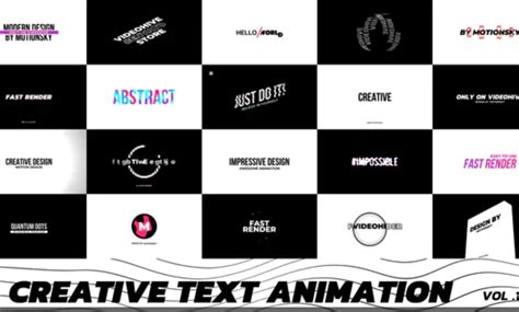 40 Best Free After Effects Presets Text Transition Animation