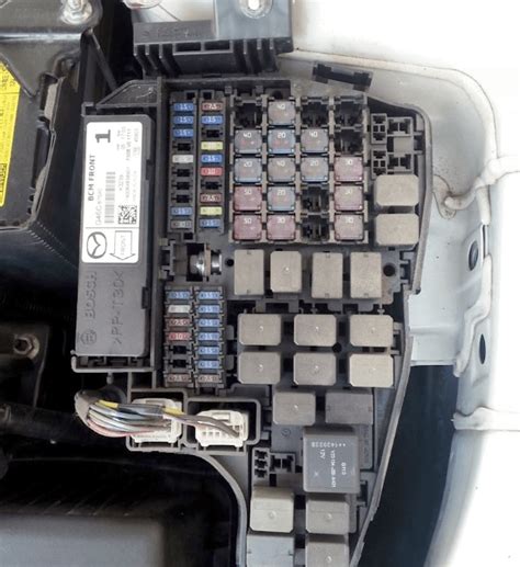 2021 Mazda CX 30 2WD Fuse Box Diagrams