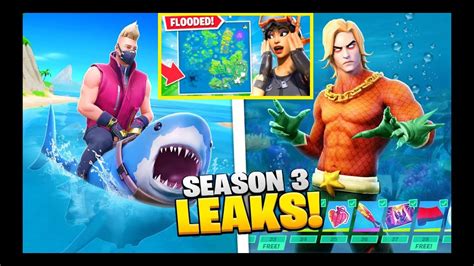 Fortnite Season 3 Leaks Battle Pass New Map Skins And Much More