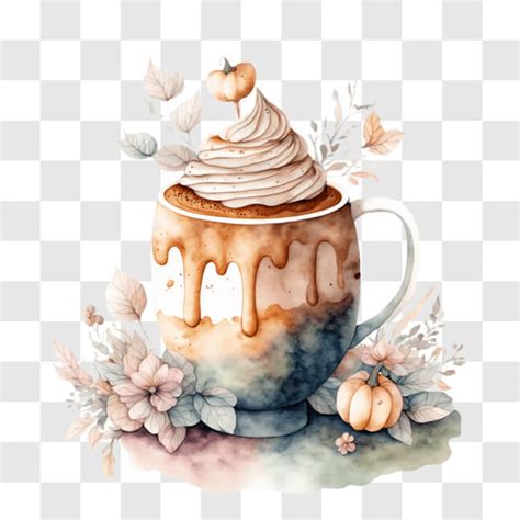 Download Warm And Cozy Hot Cocoa With Whipped Cream Png Online Creative Fabrica