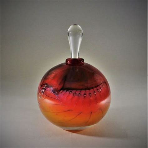 Vintage Robert Burch Passion Studio Glass Perfume Bottle Item 1471951