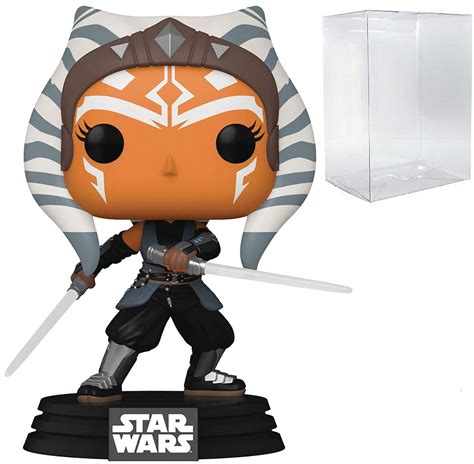 Buy POP Star Wars The Mandalorian Ahsoka Tano With Lightsabers Funko