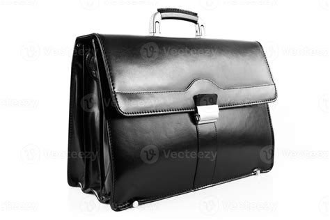 Black Leather Briefcase 15813429 Stock Photo At Vecteezy