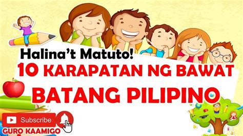 SOLUTION Karapatan Ng Bawat Batang Pilipino Studypool 51 OFF