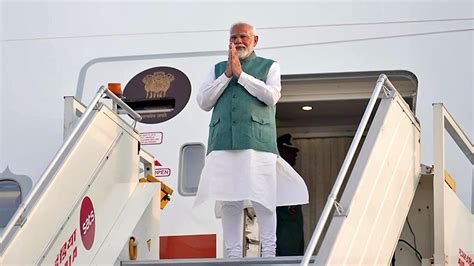 G7 Summit 2024 Pm Modi Arrives In Italy For G7 Summit Outreach Meet Bilateral Talks With World