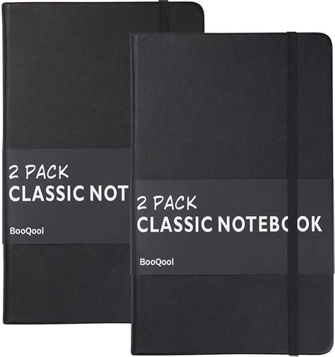 Liniert Notizbuch Notizblöcke 2er Pack Premium Dickes Papier 120g