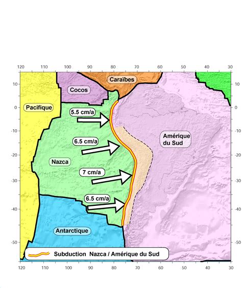 La Tectonique Des Plaques En Am Rique Du Sud