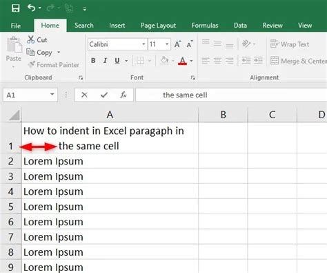 How To Indent Inside Excel Cell 5 Easy Ways Excel Wizard