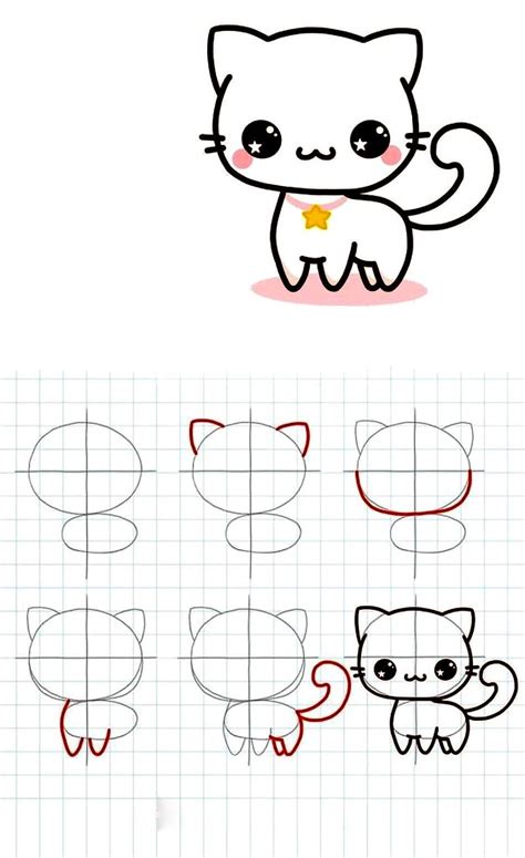 Comment Dessiner Croquis De Chat Dessin Facile