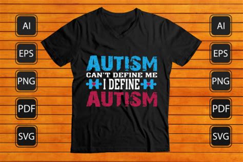 6 Autism T Shirt Template Designs And Graphics