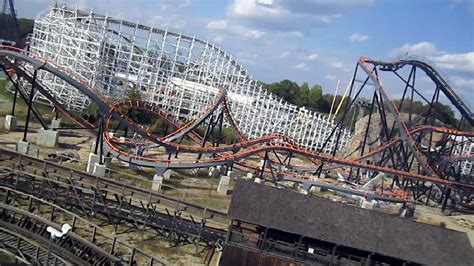 Roar Front Seat On Ride Hd Pov Six Flags America Youtube