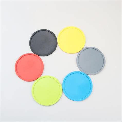 2020 Silicone Drink Coaster Non Slip Rubber Coasters Cup Dish Mats