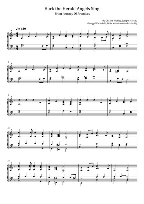 Hark The Herald Angels Sing Arr Poon By Charles Wesley Sheet Music