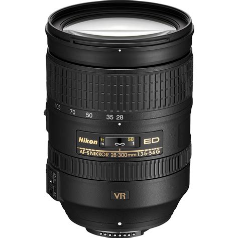 Nikon AF S NIKKOR 28 300mm F 3 5 5 6G ED VR Lens 2191 B H Photo