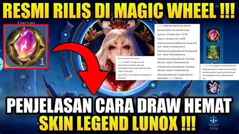 SKIN LEGEND LUNOX RESMI RILIS DI MAGIC WHEEL BEGINI CARA HEMAT