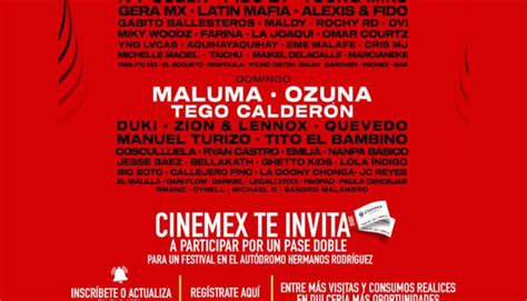 Cinemex Regala Boletos Al Coca Cola Flow Fest 2023 Ganapromo