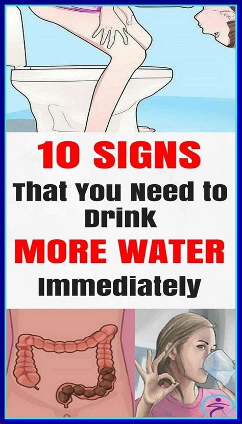 10 SIGNS YOU ARE NOT Not Drinking Enough Water Health Drink More Water