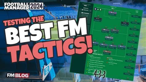 The Best Fm24 Tactics Tested 433 Football Manager 2024 Youtube