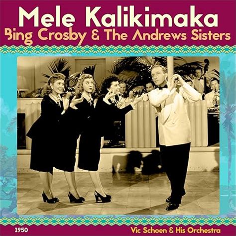 Mele Kalikimaka Original 78rpm Single By Bing Crosby The Andrews