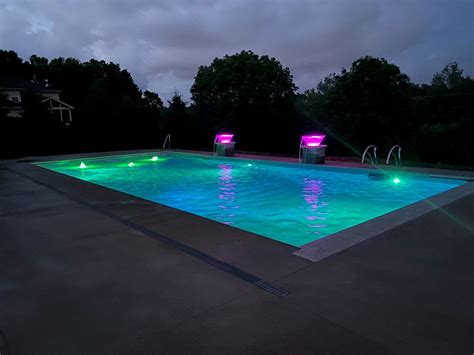 Outdoor Inground Pool Lighting Ideas & Options | Latham Pool