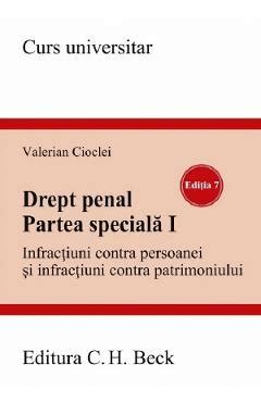 Drept Penal Partea Speciala 1 Infractiuni Contra Persoanei Si