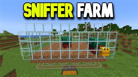 Sniffer Farm Tutorial For Minecraft 1 20 YouTube