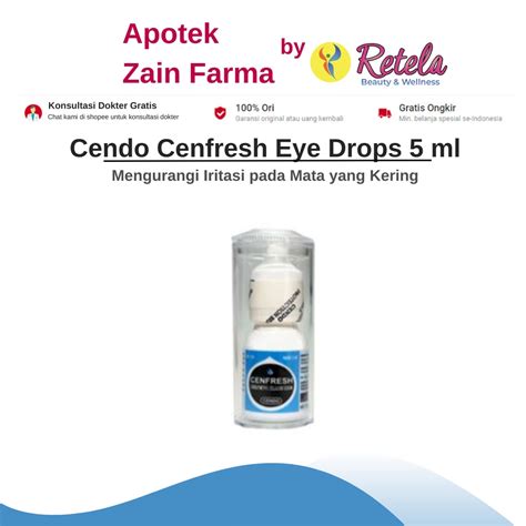 Jual Cendo Cenfresh Eye Drops Ml Shopee Indonesia