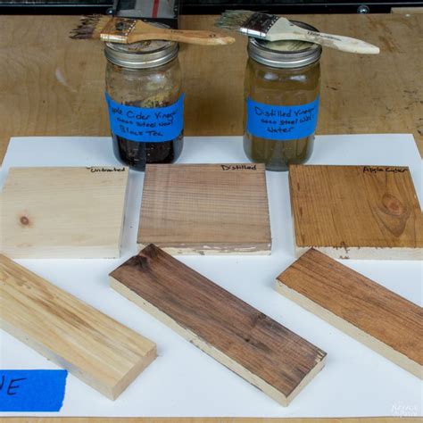 How To Age Wood With Vinegar And Steel Wool The Navage Patch