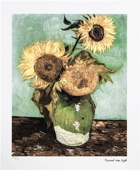 Sunflowers Paintings Van Gogh Gallery Atelier Yuwa Ciao Jp