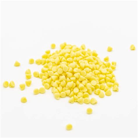 Mini Lemon Confectionery Drops Bulk Size Baking Chips 1 Lb Resealable Zip Lock Stand Up Bag