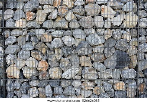 stone wall net stock photo edit
