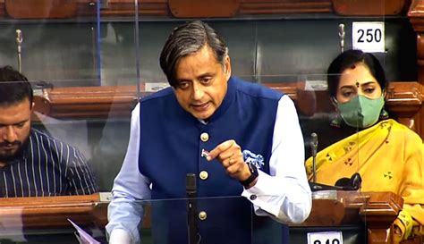 Congress Mp Shashi Tharoor Speaks In Lok Sabha