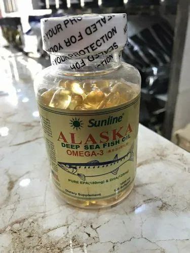 2071 Sunline Alaska Deep Sea Omega 3 Fish Oil Packaging Size 1000 Mg