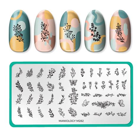 New Growth Nail Stamping Plate Maniology