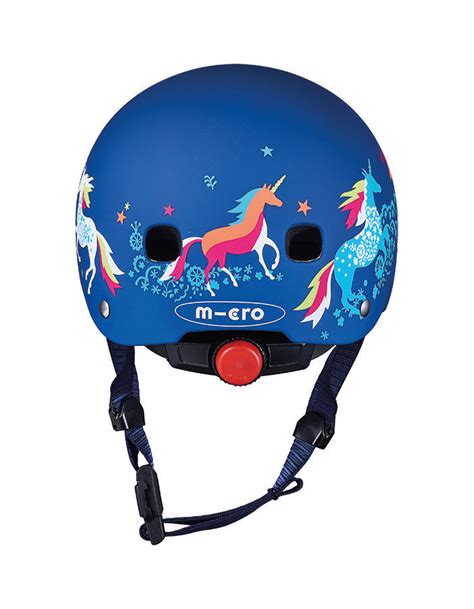 Casque de velo fille Licorne avec LED 48 53 cm Micro Dröm