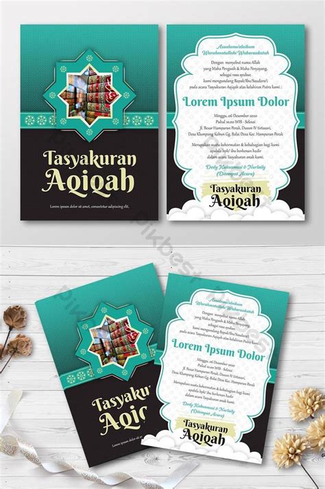 Template Undangan Tasyakuran Aqiqah