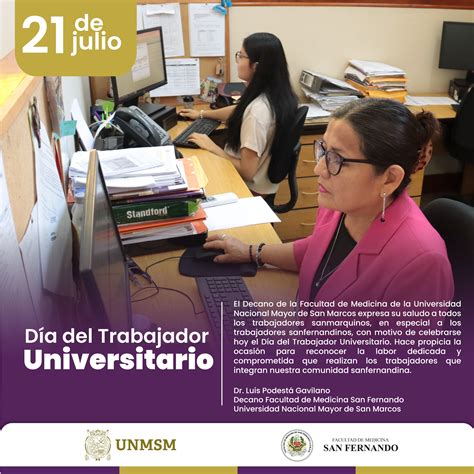 Feliz D A Del Trabajador Universitario San Fernando