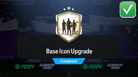 EAFC 24 BASE ICON UPGRADE SBC COMPLETED EAFC BASE ICON UPGRADE SBC