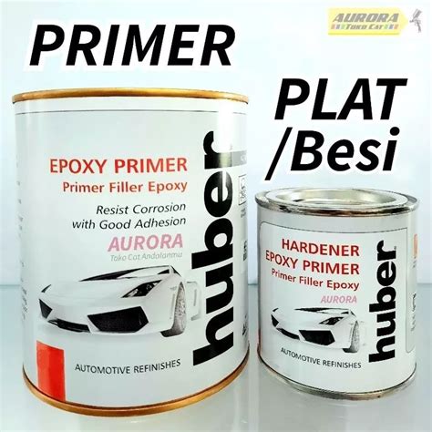 Jual HUBER Epoxy Primer 200ml Epoksi Abu Abu Poksi Poxy Grey Dasaran