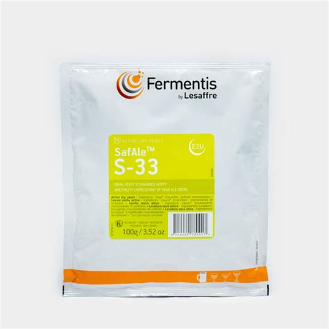 Дрожжи SafAle S 33 SafAle S 33 0 5 кг Fermentis Интернет