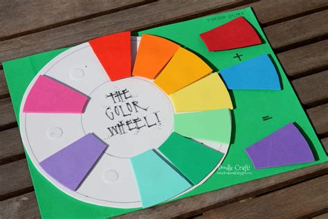 Doodlecraft: Fun Foam Color Wheel Teaching Aid!