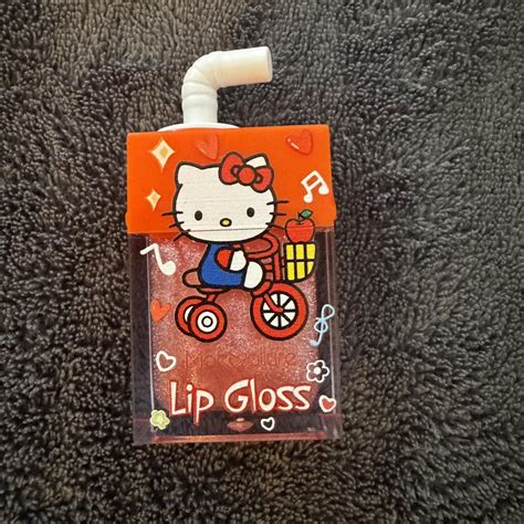 Set Of Six Lip Gloss Hello Kitty And Peeps The Peeps Depop