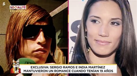 Sale a la luz la relación que Sergio Ramos e India Martínez tuvieron de