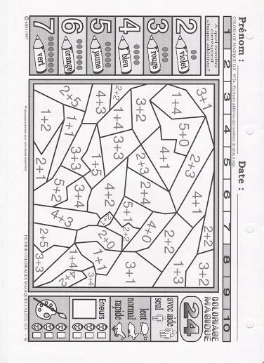 Coloriage Magique Maths Gs Coloriage Magique