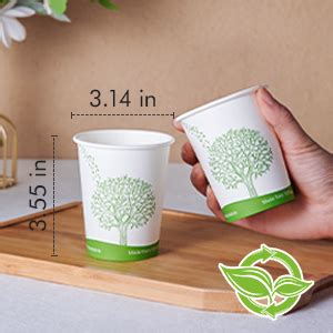 Amazon ECOLipak 240 Pack Compostable Paper Cups 12 Oz