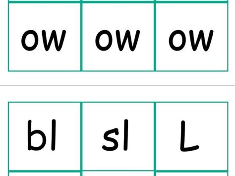 Consonant Phonic Blending Cards Teaching Resources