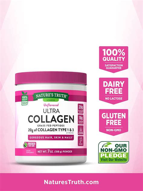 Nature S Truth Ultra Collagen Powder Type I And Iii Hydrolyzed