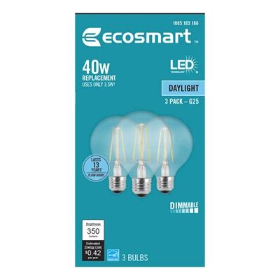 Foco Led G Ecosmart W L Menes Luz Blanca Piezas The Home