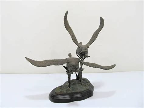 Bronze Flying Geese Sculpture 3891926562