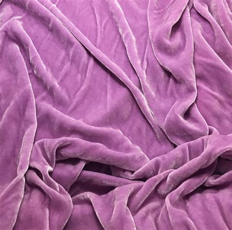 Plum Blossom Hand Dyed Silk Velvet Silk Velvet Fabric Silk Dyeing